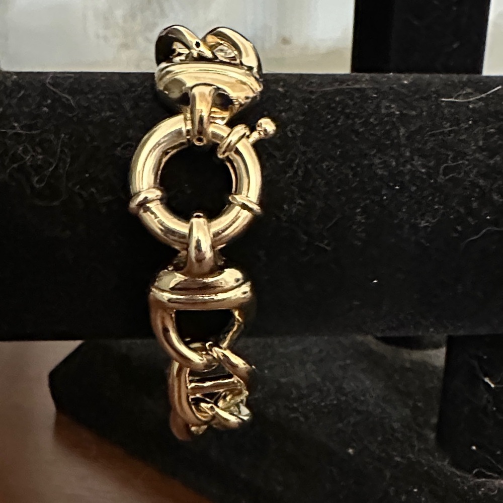 Gold Chain Link Bracelet
